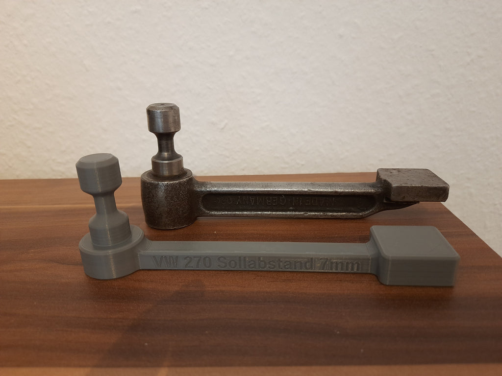 VW Käfer, Bus Matra 270a Sonderwerkzeug, Sturzeinstellung