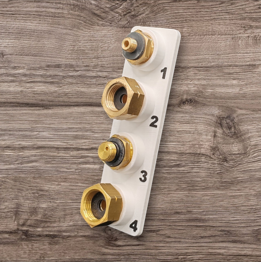 Halter für D-Adapter Gasflaschen Adapter Wohnmobil Camping Vanlife