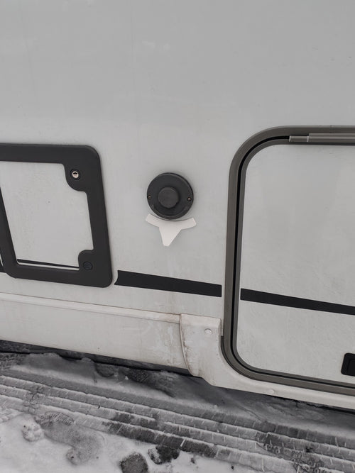 Abtropflippe für Kondenswasser Wohnwagen Wohnmobil Abgas Kamin *Ohne Schrauben*